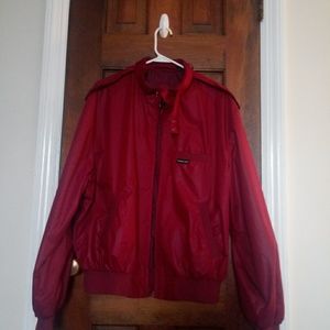 Vintage Wine colored Members Only Spring Jacket